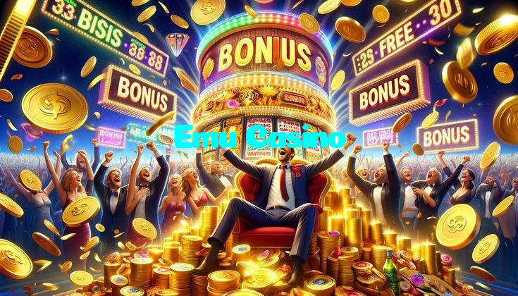 Emu Casino casino presented on mobile device in Pakistan with slots and live games